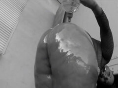 お尻, デカ尻, 気狂い, 黒人, ハードコア, 裸, オマンコ, オッパイの