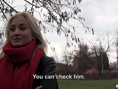 Lieveling, Blond, Schattig, Europees, Geld, Gezichtspunt, Realiteit, Tieten likken