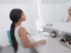 Negro, Mamada, Ébano, Interracial, Lamidas, Tetas naturales, Realidad, Puta