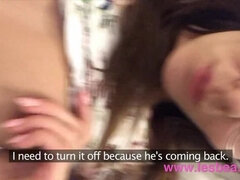 Lesbea Kira Zen holiday diary and pussy eating make up sex