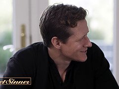 Haley Reed gets her tight blonde pussy licked & her ass eaten by Derrick Pierce
