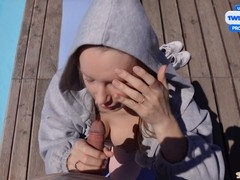 Sucer une bite, Couple, Pieds, Gym, Orgasme, Piscine, Chatte, Spandex