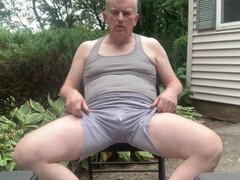 Amerikaans, Sperma shot, Daddy, Homo, Handbeurt, Masturbatie, Buiten, Alleen