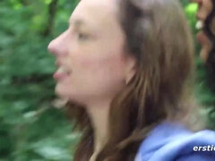 Randy lesbians outdoor thrilling porn scene