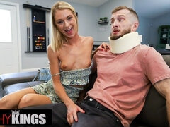 Grosser schwanz, Blondine, Blasen, Spermaladung, Hd, Masturbation, Muschi, Schwestern