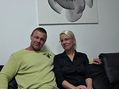 アナル, 美女, デカパイ, フェラチオ, カップル, 手コキする, ティーン, オッパイの