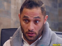 Arsch, Blasen, Hundestellung, Latina, Lecken, Muschi, Hintern versohlen, Tätowierung