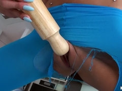 Ass, Brunette, Indian, Masturbation, Natural tits, Piercing, Solo, Tattoo