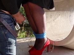 Feet, Milf, Pain, Stockings