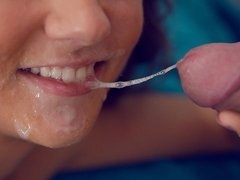 デカ尻, フェラチオ, 茶髪の, バック, キス, 剃毛, ティーン, オッパイの