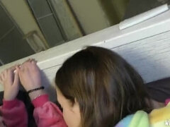 デカ尻, デカチン, フェラチオ, 爸, Hd, レズビアン, ハメ撮り, 濡れ