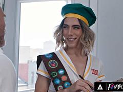 FEMBOYISH - Horny DILF Manuel Skye Turns Down Cookies But Pounds Sexy Scout Femboy Cristiano s Ass: Porn