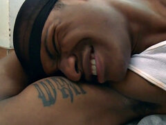 アナル, お尻, 黒人, 異人種間, オナニー, ポルノスター, ハメ撮り, タトゥー