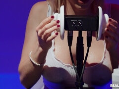 Alluring bombshell ASMR memorable xxx video