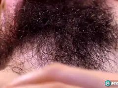 Leie, Braunhaarige, Behaart, Hd, Masturbation, Muschi, Solo, Spielzeuge