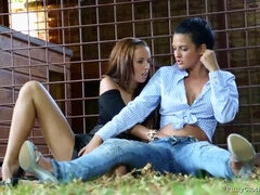 Sadomasoquismo, Morena, Hd, Lesbiana, Al aire libre, Perforación, Tatuaje, Juguetes