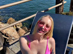 Cul, Blonde, Sucer une bite, En levrette, Mère que j'aimerais baiser, De plein air, Chatte, Nénés