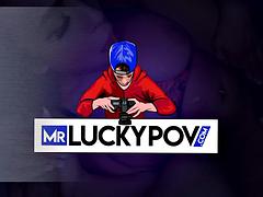 Anal, Gros seins, Sucer une bite, Brunette brune, Hard, Fille latino, Pov, Nénés