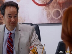 美女, フェラチオ, ハードコア, オフィス, 現実, ストッキング