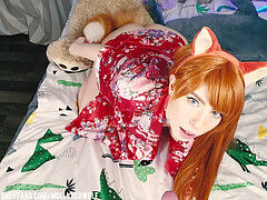 astonished him. blow, sloppy Blowjob. 4k ❤ MollyRedWolf