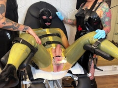 Kont, Bondage discipline sadomasochisme, Gebondenheid, Man die toekijkt, Extreem, Dominante vrouw, Hardcore, Vrouw