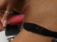 Grote mammen, Seksspeelgoed, Masturbatie, Orgasme, Doordringend, Alleen, Speelgoed