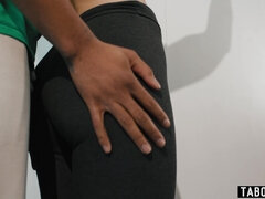 Arsch, Hardcore, Interrassisch, Lecken, Zierlich, Muschi, Tätowierung, Titten