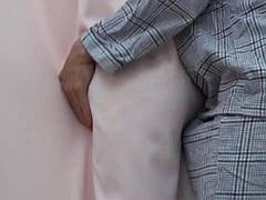 Tussi, Grosse titten, Braunhaarige, Handjob, Reif, Milf, Mutti, Sohn