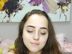Amateur, Nana, Brunette brune, Fait maison, Solo, Nénés, Vibromasseur, Webcam