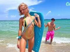 18 ans, Bikini, Blonde, Branlette thaïlandaise, Orgasme, Adolescente, Nénés, Webcam