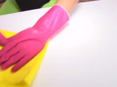 茶髪の, Hd, ラティーナ, メイド, オイル, ハメ撮り