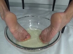 素人, 美女, カワイイ, 足, 淫乱熟女, オマンコ, シャワー, 妻