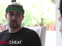 Grosser arsch, Braunhaarige, Kehlenfick, Aufs gesicht abspritzen, Hardcore, Hd, Interrassisch, Nippel