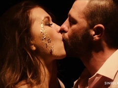 Bioscoop, Vrouw, Hardcore, Likken, Pools, Roodharige vrouw, Zuigen, Tieten likken