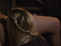 Grote mammen, Blond, Hd, Lesbisch, Likken, Natuurlijke tieten, Kut duiken, Nat