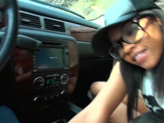 黒人, フェラチオ, 顔射, 眼鏡, なめる, オナニー, ピアス, ティーン