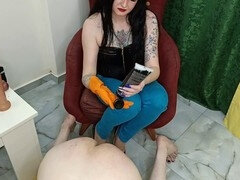 Amateur, Anal, Bondage domination sadisme masochisme, Gros cul, Femme dominatrice, Doigter, Pénétrer avec le poing, Masturbation
