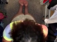 Tussi, Wohlbeleibte schöne frauen, Grosser schwanz, Blasen, Interrassisch, Latina