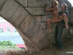 In den arsch, Fesselspiele, Domination, Frau, Öffentlich, Rau, Schwestern, Sklave