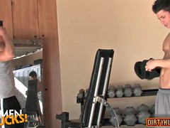 Sucer une bite, Tir de sperme, Homosexuelle, Muscle