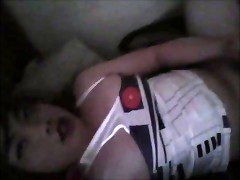 Asian Sissy wanking in bed