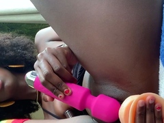 素人, 黒人, 黒人, メイド, オナニー, 一人, おもちゃ, ウェブカメラ