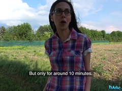 Public Agent (FakeHub): Cash convinces slim beauty to fuck