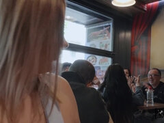 Leie, Bad, Blondine, Flashen, Natürlich, Pov, Realität, Tätowierung