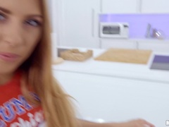 Enthousiasteling, Kont, Pijpbeurt, Bruinharig, Sperma shot, Lul, Europees, Sperma in gezicht