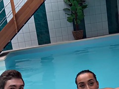 Sucer une bite, Cocu, Tchèque, Hard, Pov, Réalité, Sauna, Adolescente