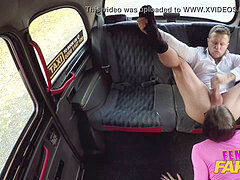 Amateur, Sucer une bite, Voiture, Européenne, Lunettes, Léchez, Réalité, Rasée