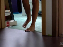 Grey-haired dad and his teen blonde wife make amazing love