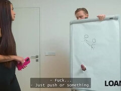 Schönheit, Süss, Europäisch, Schwanzloch, Hardcore, Hd, Natürlichen titten, Büro