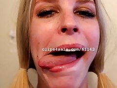 Mouth Fetish - Alicia Mouth Video 3